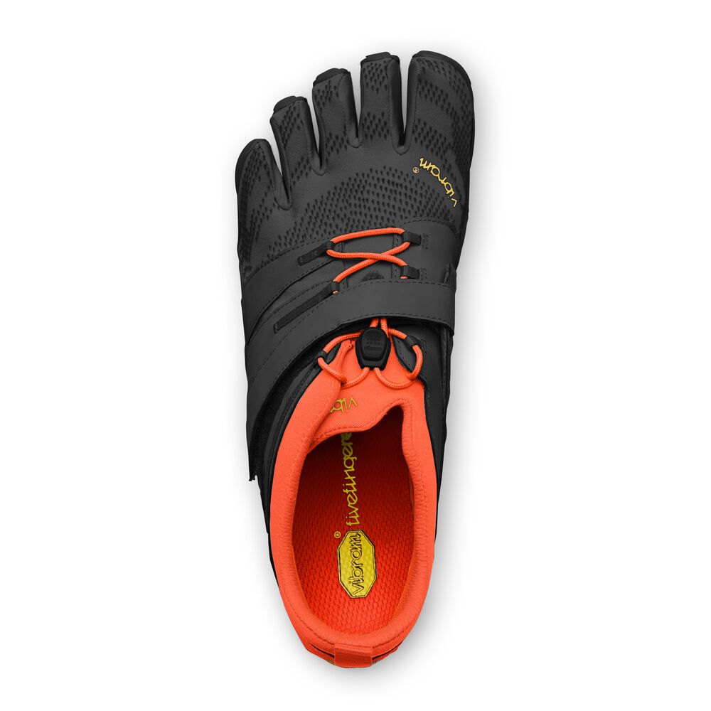 Vibram FiveFingers Heren V-Train 2.0 - Wandelschoenen Zwart/Oranje - 185927HZA